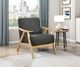 Homelegance® Damala Dark Gray/Natural Accent Chair-1