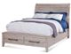 American Woodcrafters 2810 Aurora 3 Pieces Whitewash Bedroom Set-1