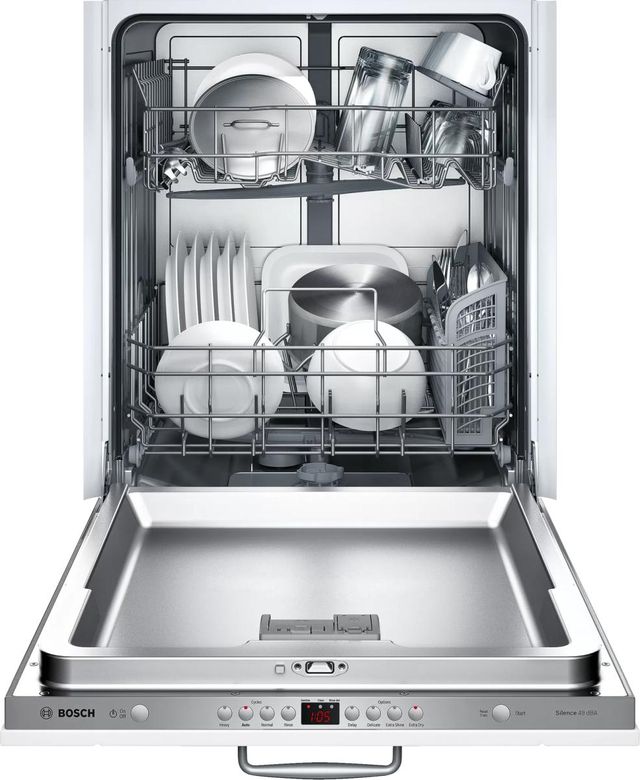 Bosch® 100 Series 24" Panel Ready Built In Dishwasher-2