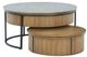 Signature Design by Ashley® Fridley 2-Piece Gray Nesting Table with Natural Drum Base-0