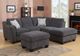Emerald Home Clayton II 2-Piece Charcoal Gray Right-Arm Facing Sectional and Chaise-1