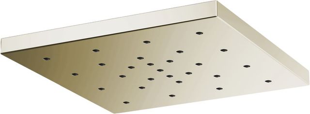 Brizo Essential™ H2Okinetic® Brilliance® Polished Nickel Linear Square Single-Function Raincan Shower Head-0