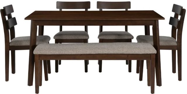 Powell® Daly 6-Piece Brown/Sand Dining Set-3