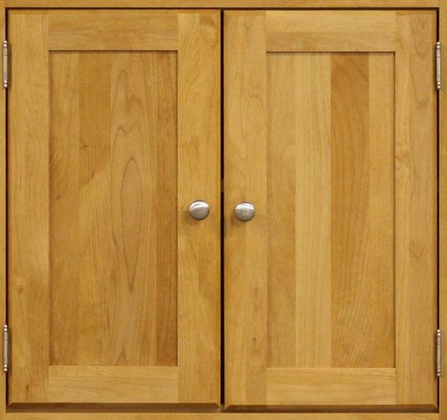 Archbold Furniture Customizable Shaker Alder Cabinet-1