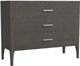 Bassett® Furniture Modern Rivoli Normandy Grey 3-Drawer Dresser-0