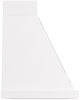 Ilve® Nostalgie II Noblesse 60" White Wall Mounted Range Hood with Brass Trim-2