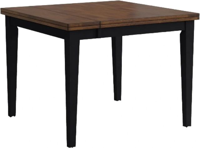 A-America® Stormy Ridge Chicory Dinette with Slate Black Base-0