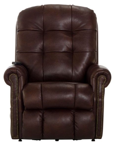 Catnapper® Madison Walnut Power Lift Lay Flat Recliner with Heat and Massage-3