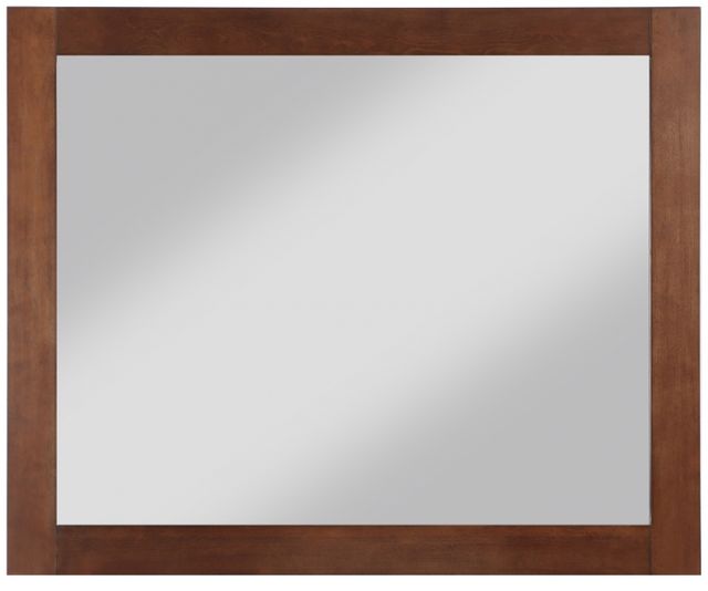 Meridian Furniture Monad Walnut 44" Mirror-0