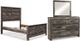 Signature Design by Ashley® Wynnlow 3-Piece Gray King Crossbuck Panel Bed Set-0