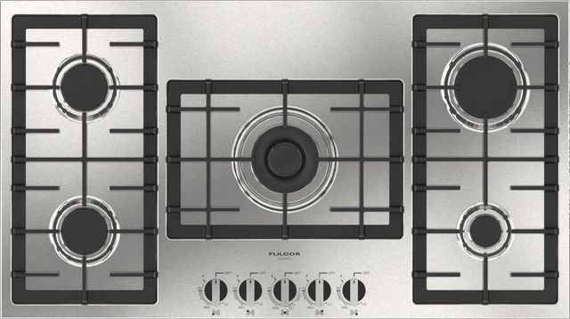 Fulgor Milano® 400 Series 36" Stainless Steel Gas Cooktop