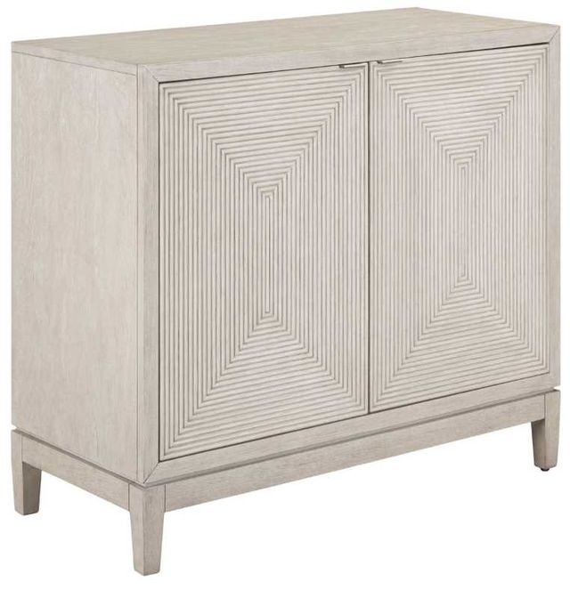 Liberty Furniture Kinsley Silver Champagne/Washed Taupe Accent Cabinet-0