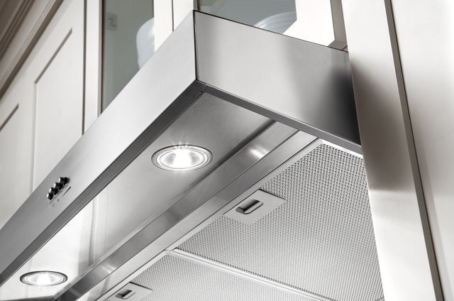 Whirlpool® 30" Stainless Steel  Under Cabinet Range Hood with Dishwasher-Safe Full-Width Grease Filters-4