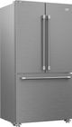 Beko 19.9 Cu. Ft. Fingerprint-Free Stainless Steel Counter Depth French Door Refrigerator-1