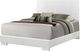 Coaster® Felicity 4-Piece Glossy White Queen Panel Bedroom Set with LED Mirror-1