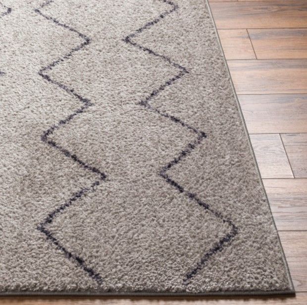 Surya Lykke Gray 4'x6' Area Rug-1