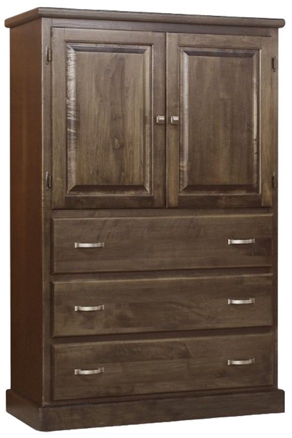 Wolfcraft Furniture Vesper Brown Wide Armoire-0