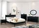 Furniture of America® Lennart II Black Queen Panel Bed-1