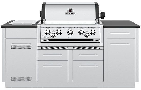 Broil King® Imperial™ S 590i 5-Burner Stainless Steel Built In Natural Gas Grill-0