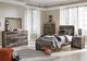 Benchcraft® Derekson Multi Gray Youth Twin Panel Bed-2