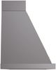 Ilve® Nostalgie II Noblesse 60" Graphite Matte Wall Mounted Range Hood with Brass Trim-2