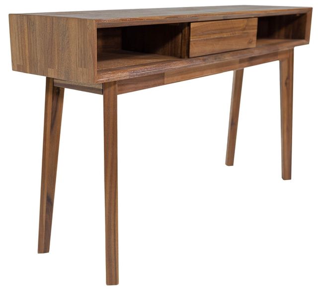 LH Home Gia Warm Pecan Console Table-0