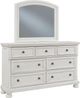 Signature Design by Ashley® Robbinsdale Antique White 37" Bedroom Mirror-1