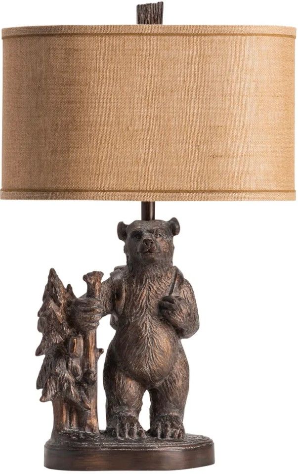 Crestview Collection Trail Hike Brown Table Lamp-2