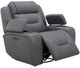 Liberty Furniture Chapman Aline Blue Gray Leather Power Recliner-1