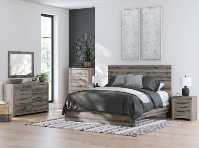 Graystorm Nightstand - Brown Gray Graystorm Nightstand - Brown Gray
