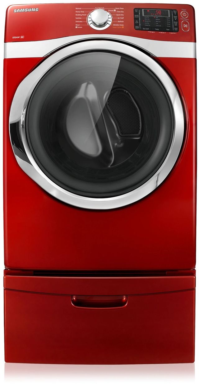 Samsung 7.5 Cu. Ft. Tango Red Electric Dryer-2