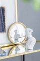 A & B Home Hannes Gold Convex Mirror-2