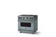 Viking® 7 Series 36" November Sky Pro Style Liquid Propane Gas Range with Griddle-2