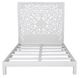 Porter International Designs Bali White Queen Panel Bed-4