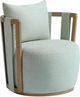 TOV Furniture Paolo Mint Green Swivel Accent Chair-0
