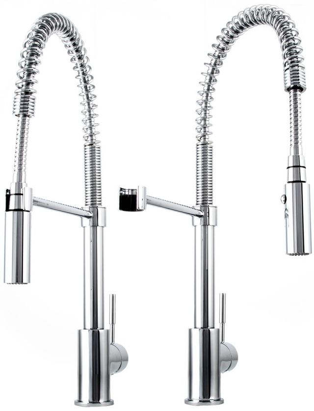 ZLINE Sierra Chrome Pull Down Spring Single Handle Kitchen Faucet-4