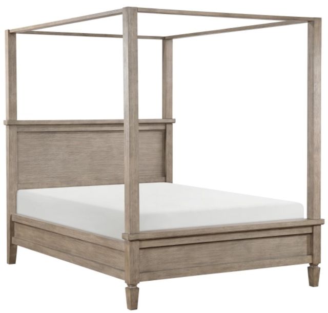 Homelegance® Marceline Gray Oak Eastern King Platform Bed-0