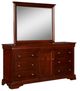 New Classic® Home Furnishings Versailles Cherry Dresser and Mirror-0