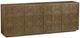 Crestview Addison Stained Natural/Tan 4-Door Sideboard-0
