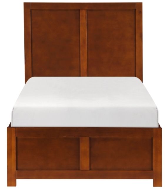 Homelegance® Rowe Dark Cherry Twin Platform Bed-2