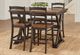 A-America® Stormy Ridge 5-Piece Chicory/Slate Black Counter Dining Set-0