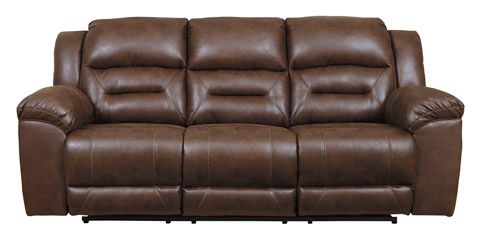 Signature Design by Ashley® Stoneland 2-Piece Chocolate Living Room Set with Reclining Sofa-1