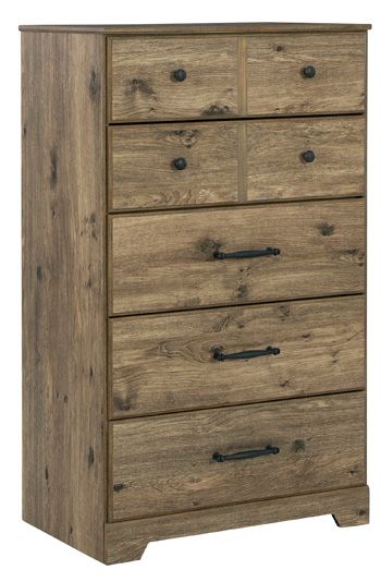 Signature Design by Ashley® Shurlee 6-Piece Light Brown King Crossbuck Headboard Bedroom Set-3