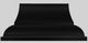 Vent-A-Hood® Designer Series 66" Black Wall Mounted Range Hood-0