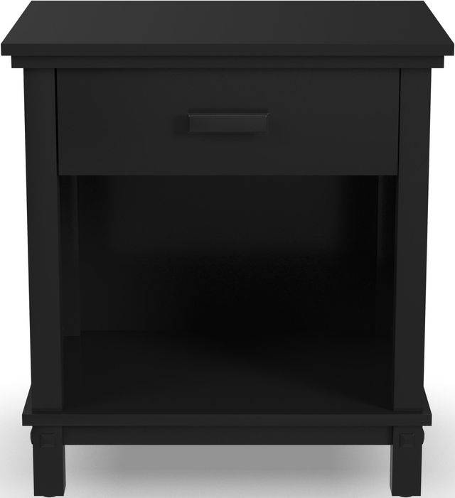 homestyles® Oak Park Black Nightstand-1