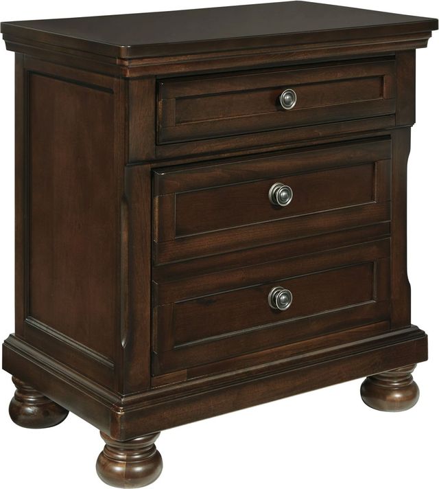 Millennium® by Ashley® Porter Rustic Brown Nightstand-0