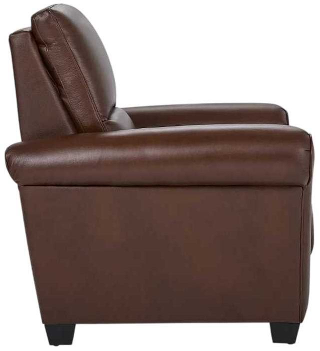 La-Z-Boy® Clybourn Cognac Leather Power Reclining Chair with Headrest-3