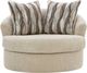 Signature Design by Ashley® Crespino Oatmeal Swivel Accent Chair-2