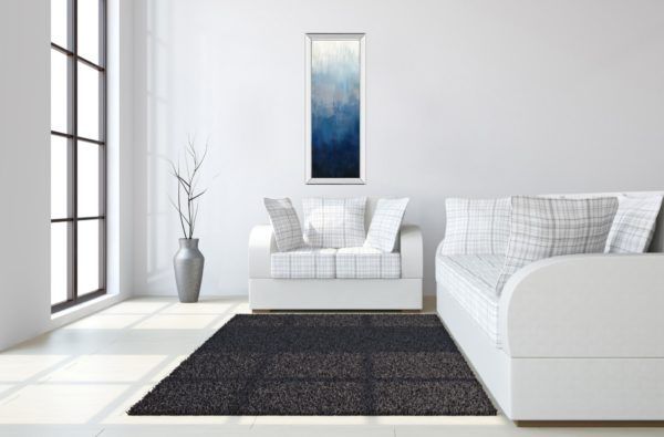Classy Art Silver Wave II by Silvia Vassileva Mirrored Frame Wall Art-2