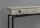 Monarch Specialties Inc. Grey Reclaimed Wood 42"L Console Table with Black Metal Base -2
